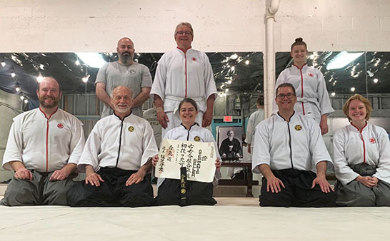 Group of AIkido students